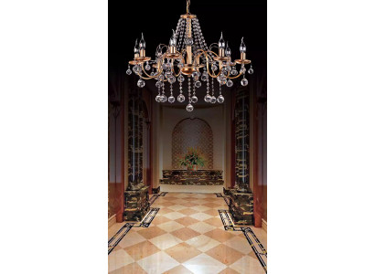 Königliche Luxus Lüster Deckenlame Kronlampe Deckenbeleuchtung Hängeluster