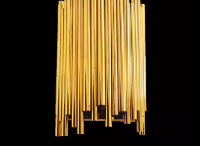 Wandleuchter schön Stil Moderne Wohnzimmer Metall Base neu gold