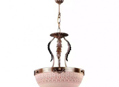 Deckenlampe Lüster Gold Deckenleuchter Lampe Kronleuchter Glas Braun