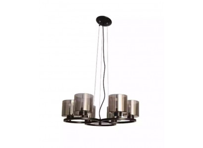 Deckenlampe Luster Decken Beleuchtung schwarz Luster Glass