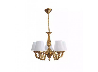 Lüster Kronleuchter Deckenleuchter Deckenlampe Lampen Zink Gold Art