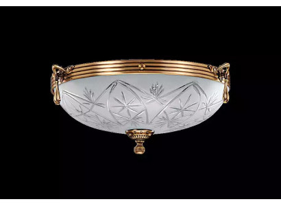 Deckenleuchter Lüster Deckenlampe Grau Lampe Kronleuchter Glas Gold