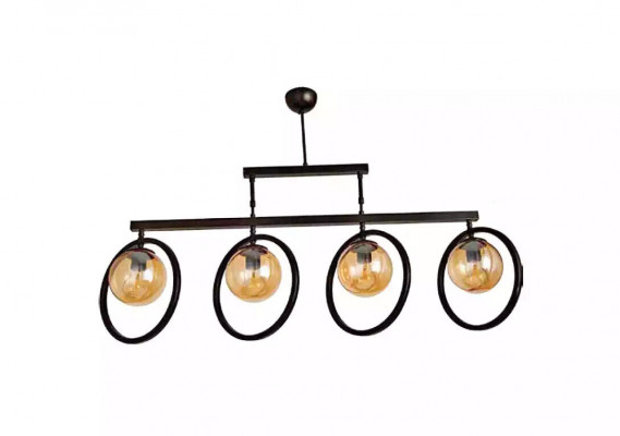 Deckenlampe im luxuriösen Stil Ein Blickfang für das Wohnzimmer