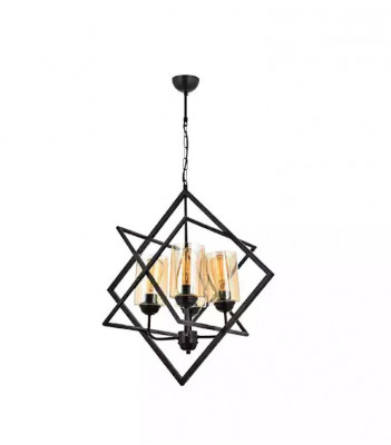 Deckenlampe Pendelleuchte Wohnzimmer Luxus Innenbereich black Luster Leuchte