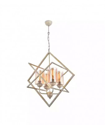 Deckenlampe Lampe Leuchte Wohnzimmer glänzendem Glas Stil Lampen Leuchten