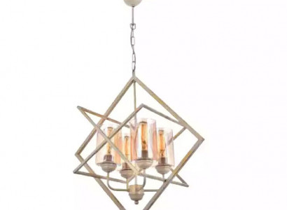 Deckenlampe Lampe Leuchte Wohnzimmer glänzendem Glas Stil Lampen Leuchten