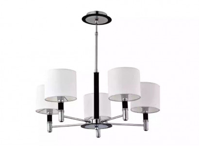 Deckenleuchte Chrom Wohnzimmer Lampe schick Luxus Gästezimmer Leuchten