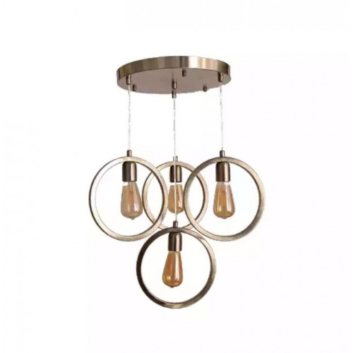 Deckenlampe moderner Pendelleuchte Wohnzimmer Luxus Matt Chrome 35x70
