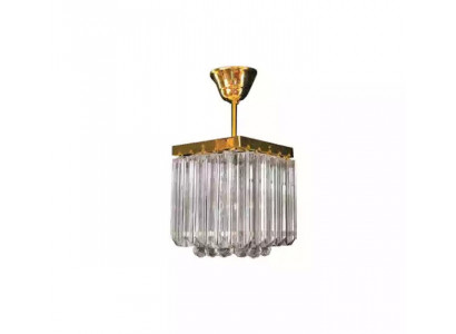 eckenlampe Deckenleuchter Luxus Gold Kronleuchter Lüster Kristall Art