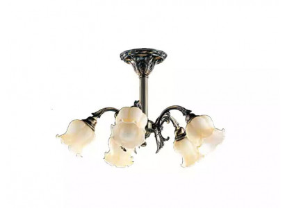 Deckenleuchter Lüster Kronleuchter Deckenlampe Lampen Glas Grai Beige