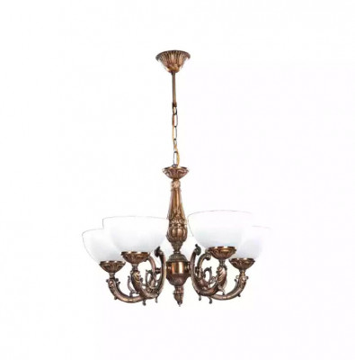 Deckenlampe Lüster Deckenleuchter Antique Kronleuchter Lampe Glas Gold