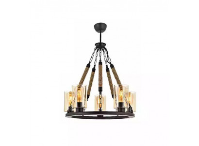 Deckenleuchter Lüster Kronleuchter Deckenlampe Lampen Glas Schwarz