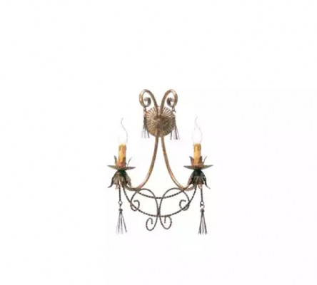 Wandleuchte Lüster Wandlampe Wandleuchten Wand Lampen Beige Luxus Neu