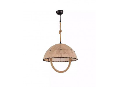 Deckenlampe Deckenleuchter Lüster Kronleuchter Lampe Beige Modern Seil