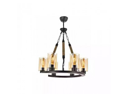 Lampen Deckenlampe Deckenleuchter Lüster Kronleuchter Glas Schwarz Neu