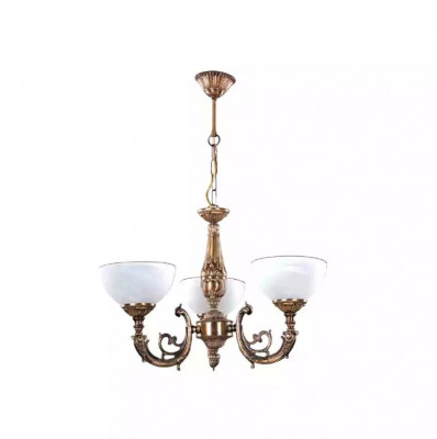 Deckenleuchter Antique Lüster Kronleuchter Deckenlampe Lampe Glas Gold