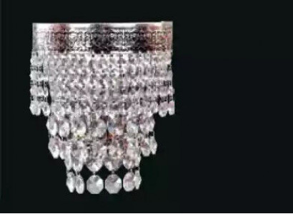 Wandleuchte Wandlampe Wandleuchten Lüster Wand Lampen Kristall Silber