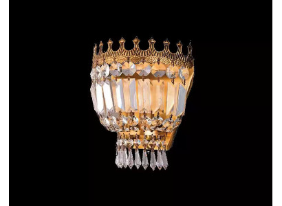  Wandleuchte Wandlampe Wandleuchten Lüster Wand Lampen Kristall Gold