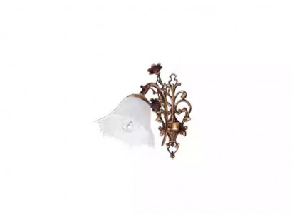 Wandlampe Wandleuchten Wandleuchte Lüster Wand Lampe Glas Braun Blumen