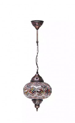 Deckenleuchter Lüster Kronleuchter Deckenlampe Lampen Glas Silber Neu