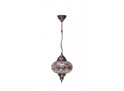 Deckenleuchter Lüster Kronleuchter Deckenlampe Lampen Glas Silber Neu