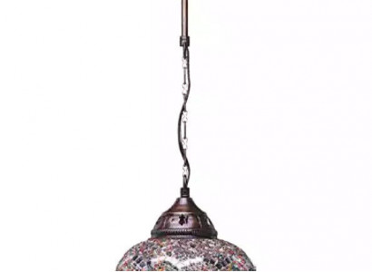 Deckenleuchter Lüster Kronleuchter Deckenlampe Lampen Glas Silber Neu