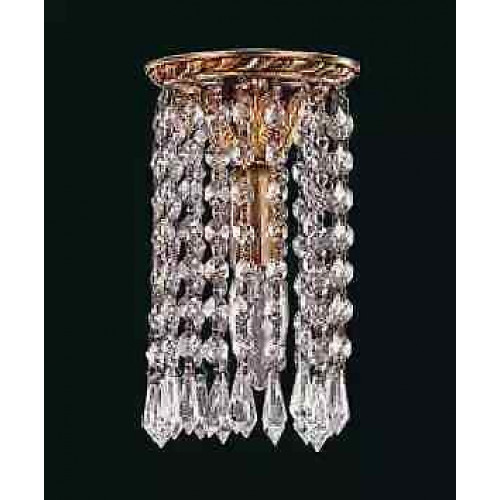 Deckenleuchter Kronleuchter Gold Deckenlampe Lüster Kristall Lampe
