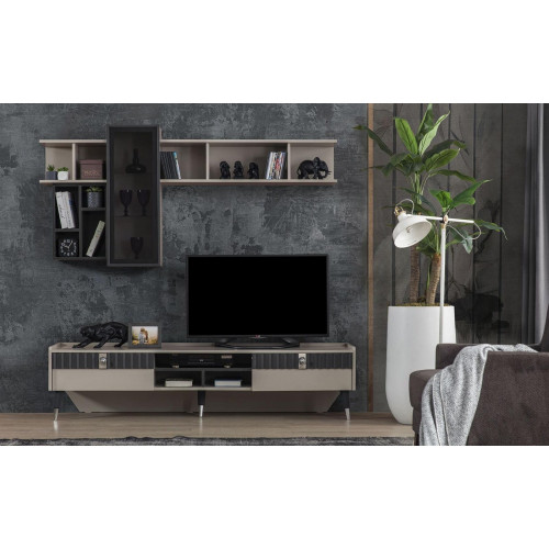 Exklusives Sideboard Modernes Regal TV-Ständer Holz Lowboard Möbel Neu