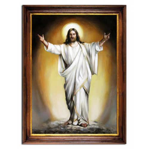 Religion Jesus Christus Gott Göttlich Ölbild Bild Ölbilder Rahmen Bilder G95276