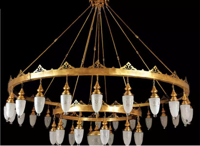 Große Leuchte Lampe Kronleuchter Luxus Lampen xxl deckenleuchte 240x270