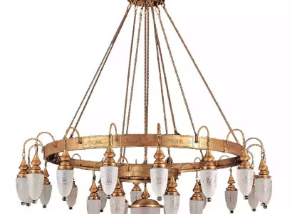 Hängeleuchte Kronleuchter Lampe Kristalllampe Deckenleuchte Lampen 190x220