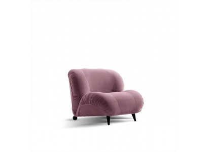 Sessel Einsitzer Luxus Polster Möbel Wohnzimmer Einsitzer Sessel Textil Lounge