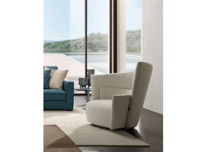 Sessel Sitz Modern Design Wohnzimmer Weiß Italienischer Stil Luxus Prianera Neu