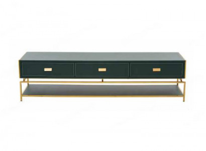 Modernes Lowboard Luxus TV-Ständer Wohnzimmermöbel Grün rtv tv Möbel