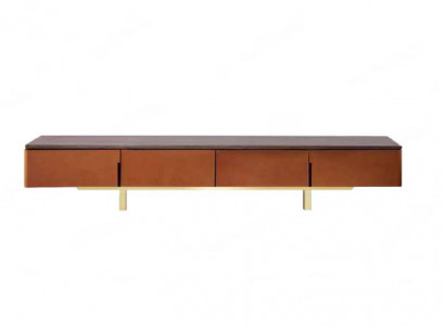 tv Ständer Orange Material Holz Stil Modern Wohnzimmer 200cm Schränke