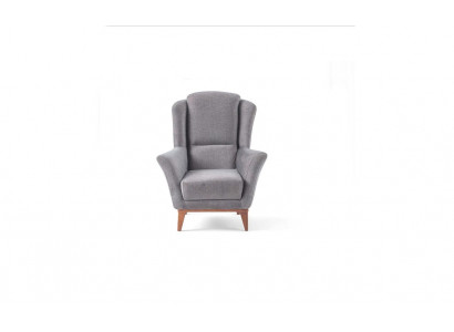 Polster Einsitzer Designer Wohnzimmer Armlehnensessel Textil 1-Sitzer
