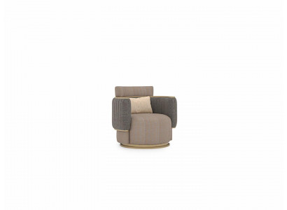 Wohnzimmer Einrichtung Grau Sessel Polster Textil Modern Polstermöbel Neu