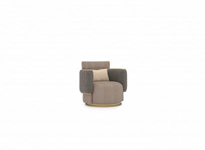 Wohnzimmer Einrichtung Grau Sessel Polster Textil Modern Polstermöbel Neu