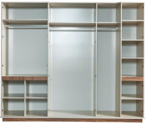 Weißer Moderner Kleiderschrank Schlafzimmer Schränke Luxus Holz Möbel