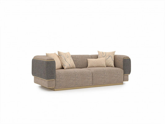 Komplett 3tlg Polstersofa Dreisitzer Modern Sessel Wohnzimmer Zweisitzer Couch