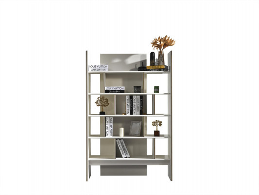 Garnitur Wohnwand TV Ständer RTV Lowboard Sideboard Regale Holz Weiß
