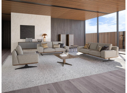 Sofagarnitur Polstermöbel Sofa Wohnzimmer 5tlg Couchtisch Holz Beistelltisch Neu