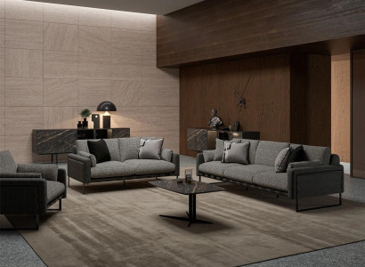 Wohnzimmer Sofagarnitur Sofas Couch Modern Sessel Luxus Holz Couchtisch Neu