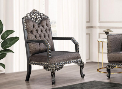 Sessel Klassisch Einsitzer luxus Sessel Einrichtung Wohnzimmer Sofa 1 Sitzer