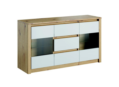 Wohnzimmer Regal Holz Luxus Möbel Designer Sideboard Anrichte Board Schrank Neu