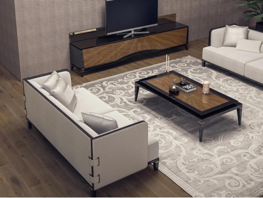  Polstermöbel Sofa Couch Designer 2x Dreisitzer Sofas Modern Weiß Einrichtung