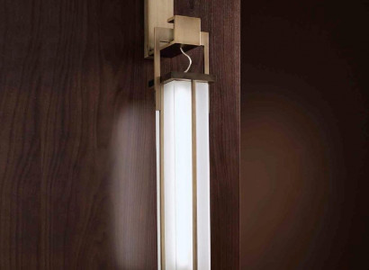 Wandlampe Wohnzimmer Schlafzimmer Struktur in Messing Antik Bronze Finish neu