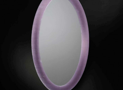 Wohnzimmer Diele Standspiegel mit Rahmen Violett Neumaterial Glas mit Samt