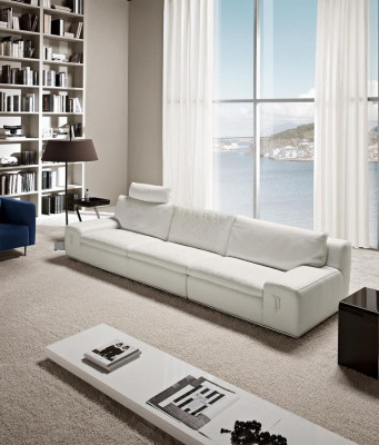 Sofa 4 Sitzer Big xxl Couch Sofas Couchen Wohnzimmer Design Viersitzer PRIANERA