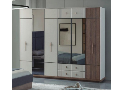 Großer Weißer Kleiderschrank Stilvolle Schlafzimmer Holz Luxus Schränke